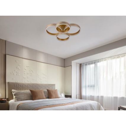 Dimmable LED Flush-Mount Ceiling Light LED/150W/230V 3000-6500K + Remote Control