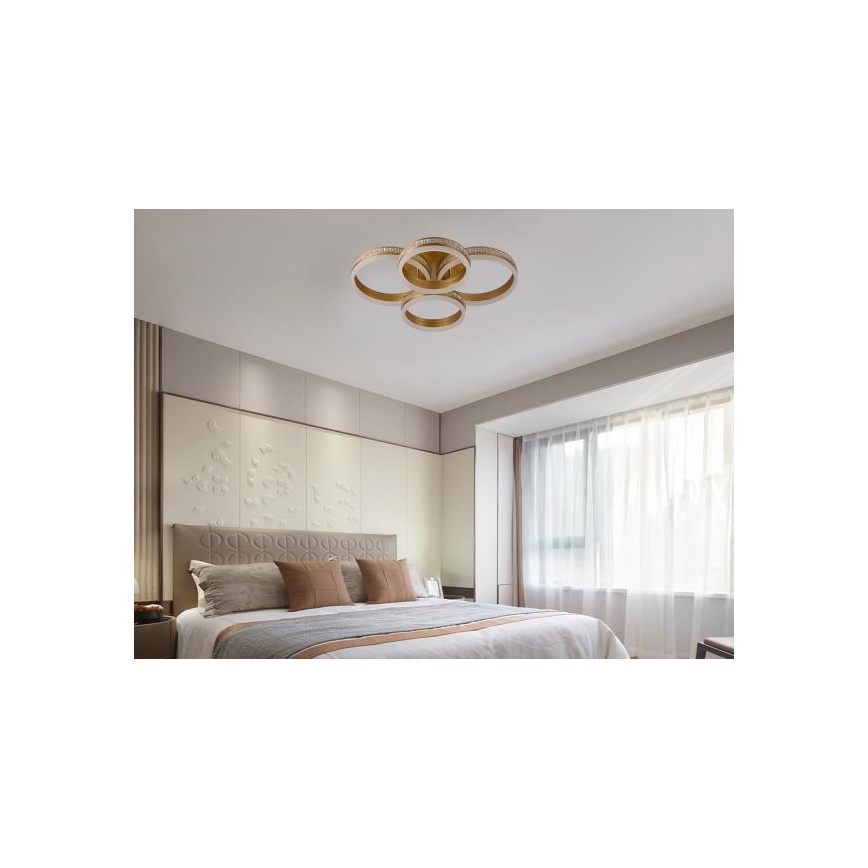 Dimmable LED Flush-Mount Ceiling Light LED/150W/230V 3000-6500K + Remote Control