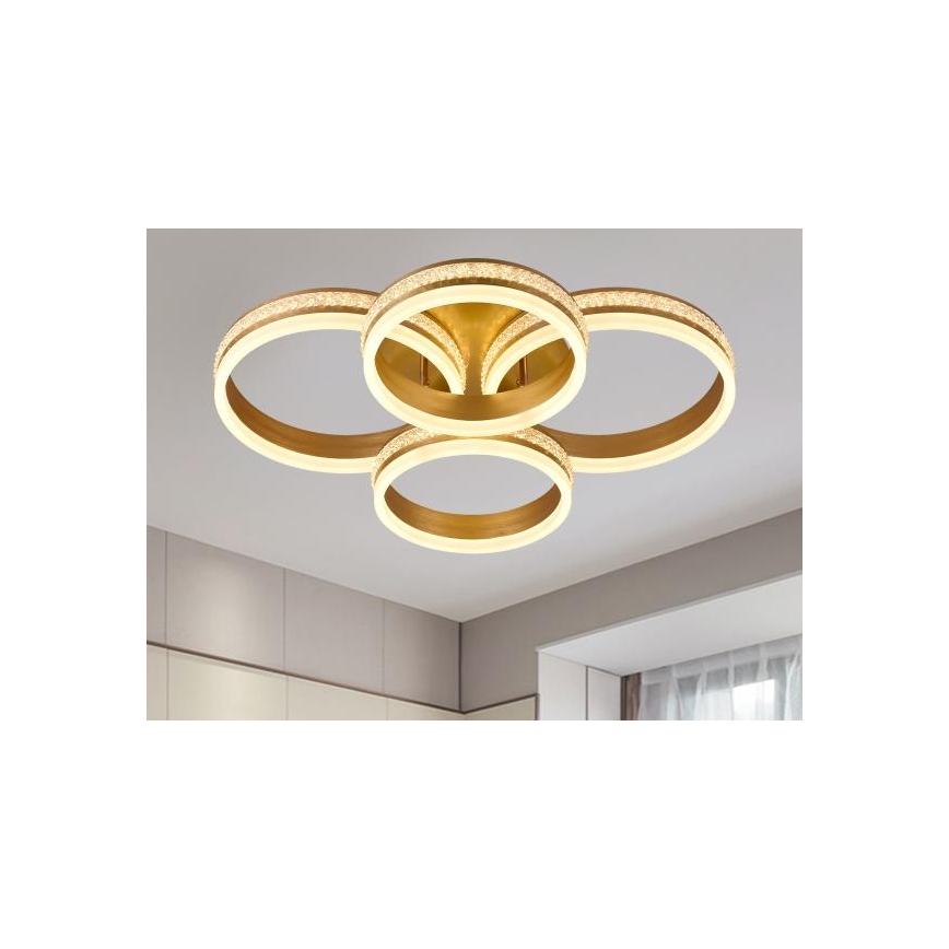Dimmable LED Flush-Mount Ceiling Light LED/150W/230V 3000-6500K + Remote Control