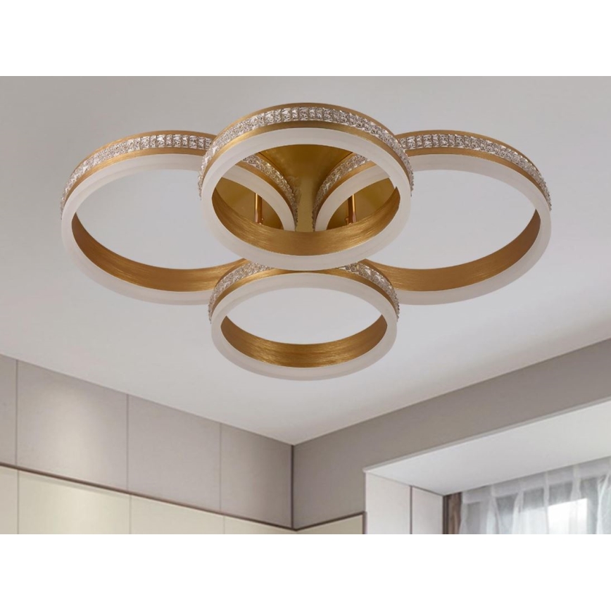 Dimmable LED Flush-Mount Ceiling Light LED/150W/230V 3000-6500K + Remote Control