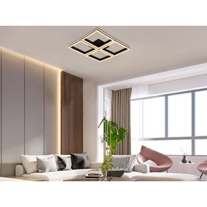 Dimmable LED flush-mounted ceiling light LED/215W/230V 3000-6500K + remote control