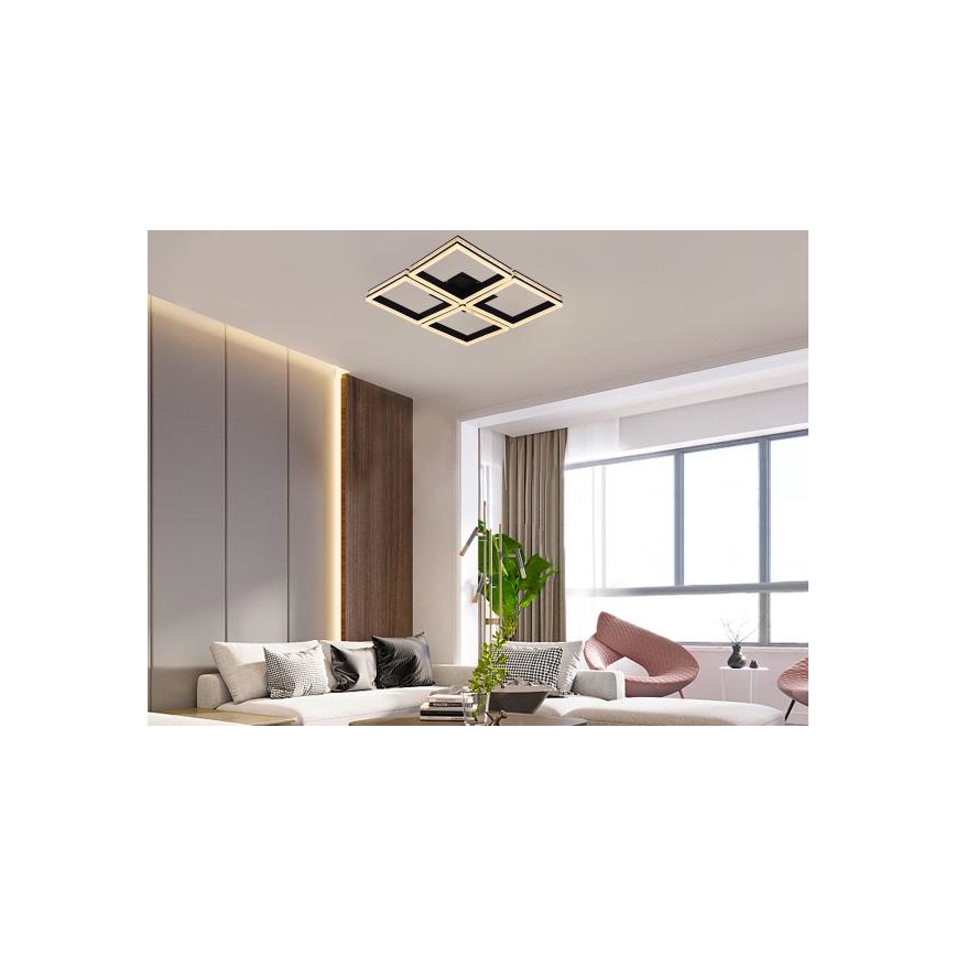 Dimmable LED flush-mounted ceiling light LED/215W/230V 3000-6500K + remote control