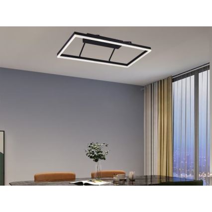 Dimmable LED flush-mounted chandelier LED/55W/230V 3000-6500K + remote control