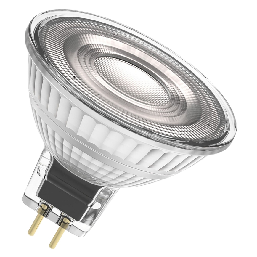LED Dimmable MR16 GU5.3 Reflector Bulb, 6.8W/12V, 4000K, 36° Beam, CRI 90 - Osram