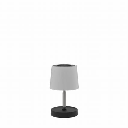 Dimmable LED Outdoor Rechargeable Table Lamp LED/2W/5V IP44 1200 mAh Gray