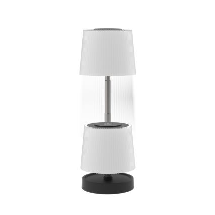 Dimmable LED Outdoor Rechargeable Table Lamp LED/2W/5V IP44 1200 mAh Gray