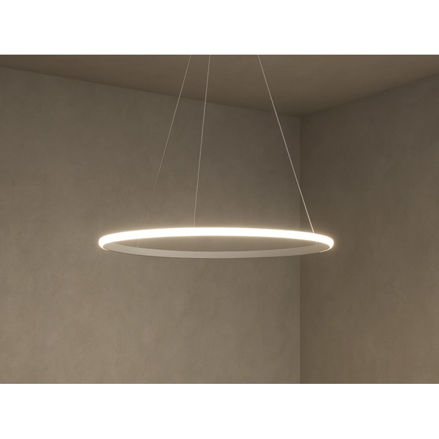 Dimmable LED cable pendant, 32W/230V, 3000-6500K, Ø 60 cm + remote control