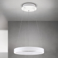 Dimmable LED Pendant on Cable KOLK LED/40W/230V 2700/3000/4000K Ø 40 cm white