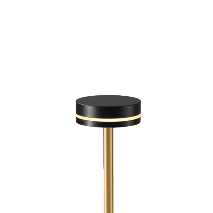 Dimmable LED Rechargeable Desk Lamp SAM LED/5W/5V Black/Gold