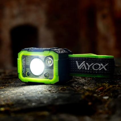 Dimmable Rechargeable LED Headlamp with Sensor, LED 10W/5V, IP66, 750 lm, 1500 mAh