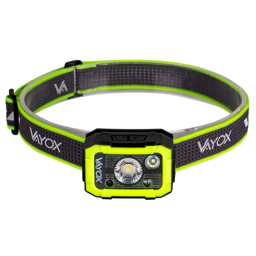 Dimmable Rechargeable LED Headlamp with Sensor, LED 10W/5V, IP66, 750 lm, 1500 mAh