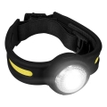 Dimmable LED Rechargeable Headlamp with Red Light — 5V, IPX4, 550 lm, 600 mAh