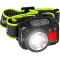 Dimmable LED Rechargeable Headlamp with Sensor and Red Light LED/6W/5V/3xAAA IP66 500 lm 1200 mAh