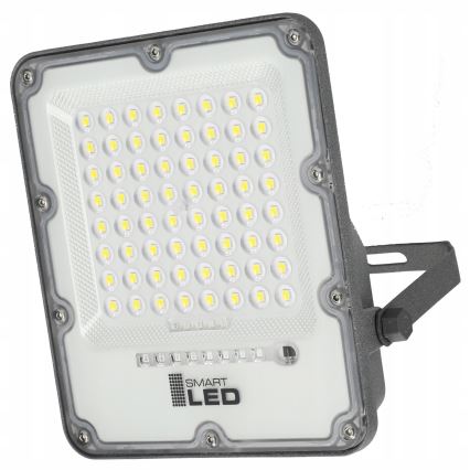 LED Dimmable Solar Floodlight LED/50W/3.2V 5000K 6000 mAh IP65 Black + Remote Control
