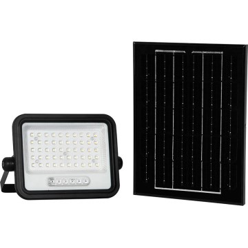 Dimmable LED Solar Floodlight LED/100W/3.2V 2000-8000K IP65 5000 mAh Black + Remote Control