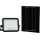 Dimmable LED Solar Floodlight LED/100W/3.2V 2000-8000K IP65 5000 mAh Black + Remote Control