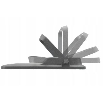 Dimmable LED Solar Floodlight LED/100W/3.2V 5000K 10500 mAh IP65 Black with Remote Control