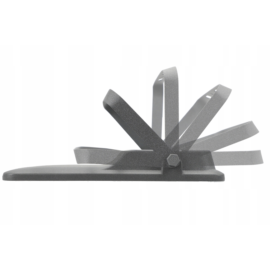 Dimmable LED Solar Floodlight LED/100W/3.2V 5000K 10500 mAh IP65 Black with Remote Control