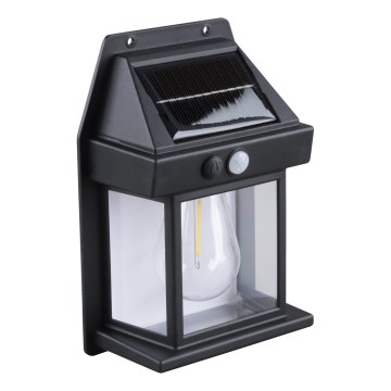 Dimmable LED Solar Lantern with Sensor, 3.7 V, IP44, 1200 mAh