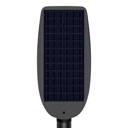 LED Dimmable Solar Street Light with Sensor VENICE LED/200W/3.2V 12000 mAh IP65 Black + Remote Control