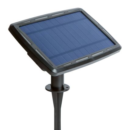Dimmable LED Solar String Lights – 25 LEDs, 1.5 W, 3.7/5 V, 2700–10000 K, 2200 mAh, 15 m, IP65, Black + Remote Control
