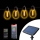 Dimmable LED Solar String Lights – 25 LEDs, 1.5 W, 3.7/5 V, 2700–10000 K, 2200 mAh, 15 m, IP65, Black + Remote Control