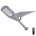 Dimmable LED street lamp with dusk sensor and solar panel LED/200W/20000 mAh 6500K IP65 gray