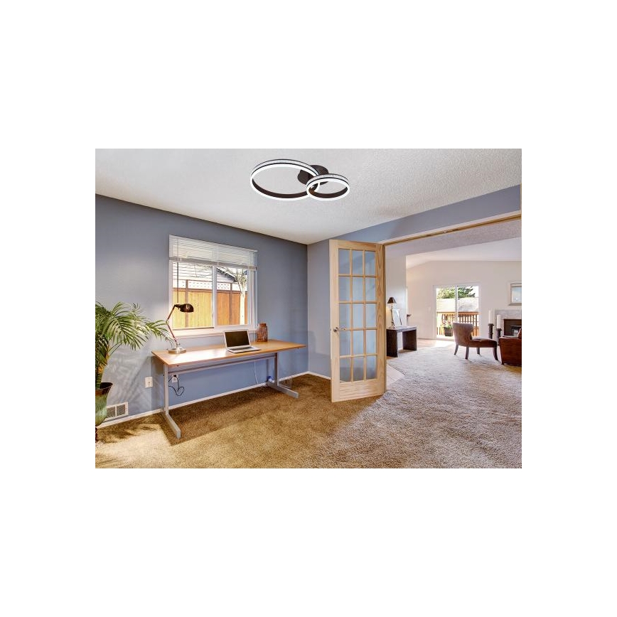 Dimmable LED Surface-Mounted Ceiling Light LED/110W/230V 3000-6500K + Remote Control