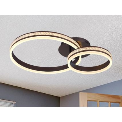 Dimmable LED Surface-Mounted Ceiling Light LED/110W/230V 3000-6500K + Remote Control