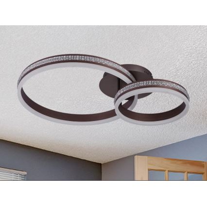 Dimmable LED Surface-Mounted Ceiling Light LED/110W/230V 3000-6500K + Remote Control
