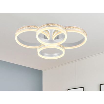 Dimmable LED surface-mounted chandelier LED/150W/230V 3000-6500K + remote control