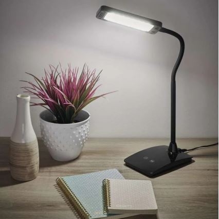 Dimmable LED Table Lamp EDDY LED/6W/230V 3000/4500/6800K Black