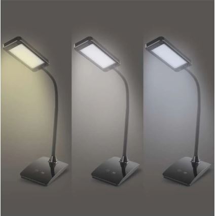 Dimmable LED Table Lamp EDDY LED/6W/230V 3000/4500/6800K Black
