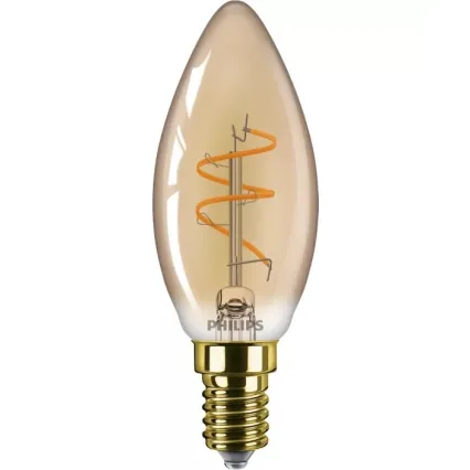 Dimmable LED bulb VINTAGE Philips B35 E14, 3.1 W, 230 V, 2200 K, CRI 90
