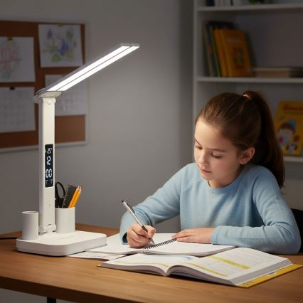 LED Dimmable Rechargeable Desk Lamp NOBLITE P LED/5W/5V 3000/4000/6000K 2200 mAh white