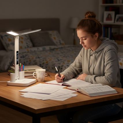 LED Dimmable Rechargeable Desk Lamp NOBLITE P LED/5W/5V 3000/4000/6000K 2200 mAh white