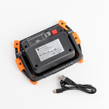 Dimmable Rechargeable LED Floodlight 10W/5V USB 6500K IP44