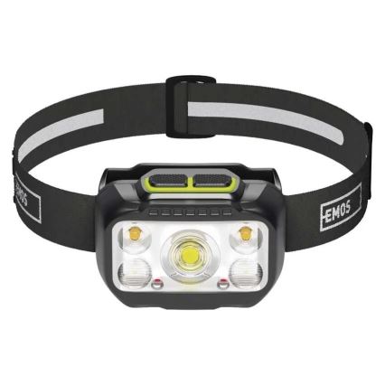 Dimmable rechargeable LED headlamp/3xAAA/1000 mAh 3.7V