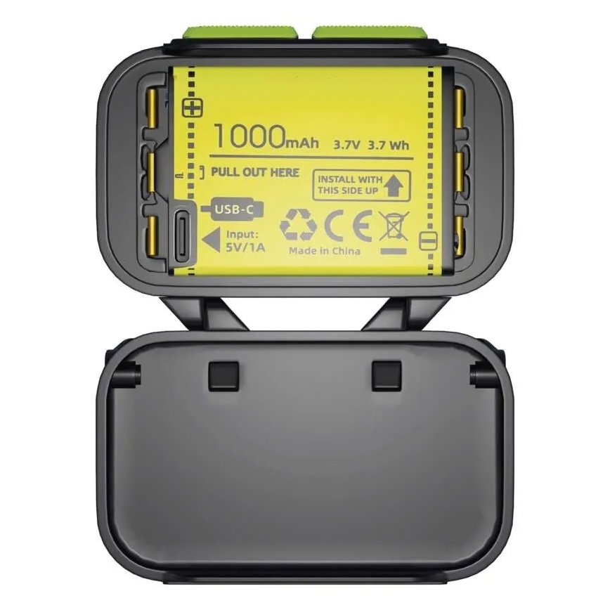 Dimmable rechargeable LED headlamp/3xAAA/1000 mAh 3.7V