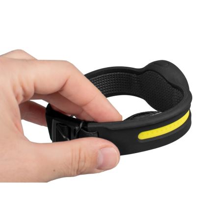 Dimmable LED Rechargeable Headlamp with Red Light — 5V, IPX4, 550 lm, 600 mAh