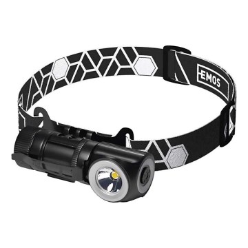 Dimmable rechargeable LED headlamp/800 mAh 3,7V