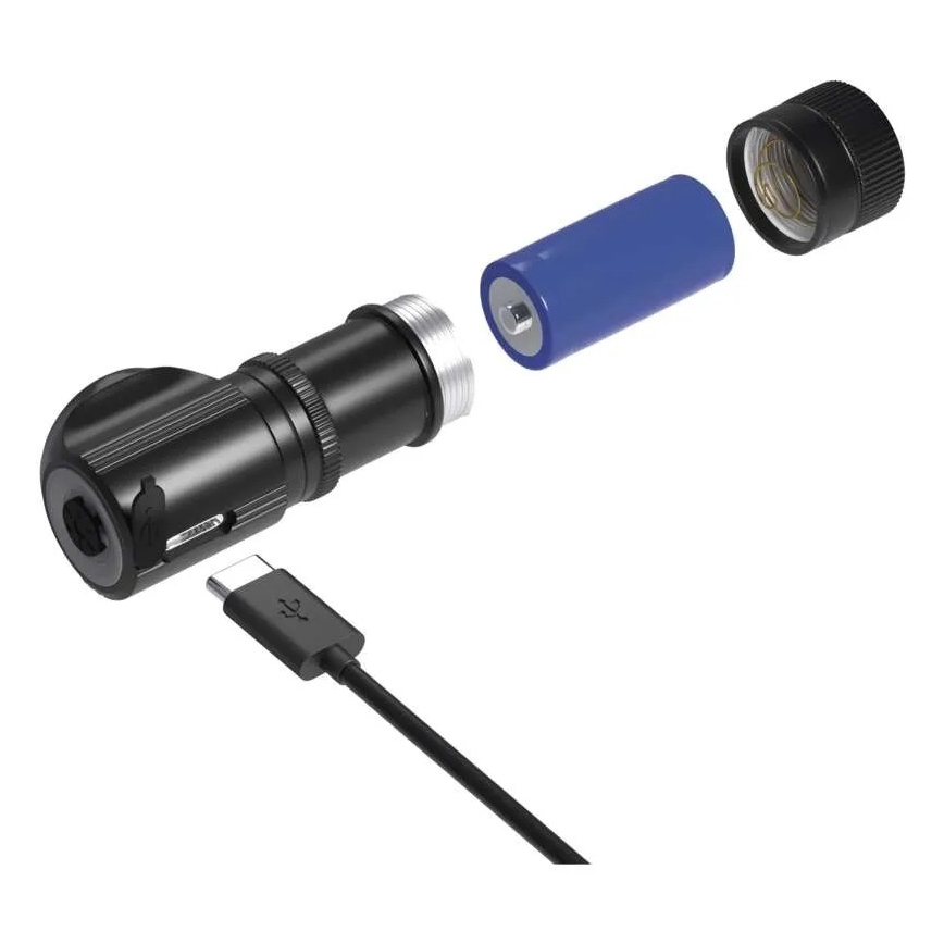 Dimmable rechargeable LED headlamp/800 mAh 3,7V