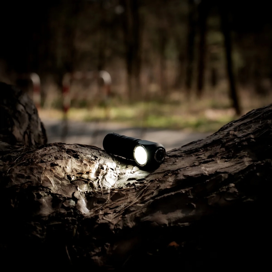 Dimmable rechargeable LED headlamp with red light, 3-in-1, LED/10W/5V, IP66, 500 lm, 800 mAh