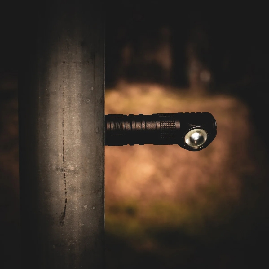 Dimmable rechargeable LED headlamp with red light, 3-in-1, LED/10W/5V, IP66, 500 lm, 800 mAh