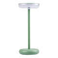 Dimmable rechargeable LED lamp FLUXY LED/1,7W/1800 mAh IP44 green