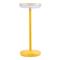 Dimmable rechargeable LED lamp FLUXY LED/1.7W/1800 mAh IP44 yellow