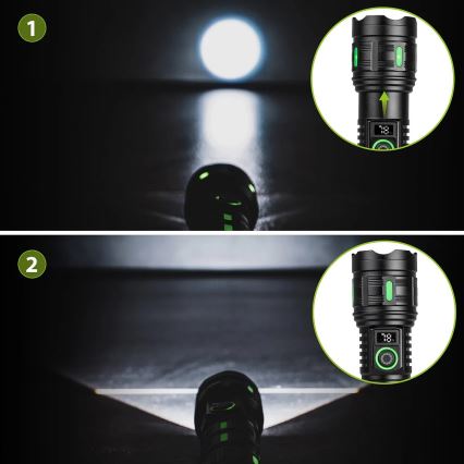 Dimmable LED Rechargeable Lantern with Power Bank Function LED/20W/5V IP44 1200 lm 5000 mAh