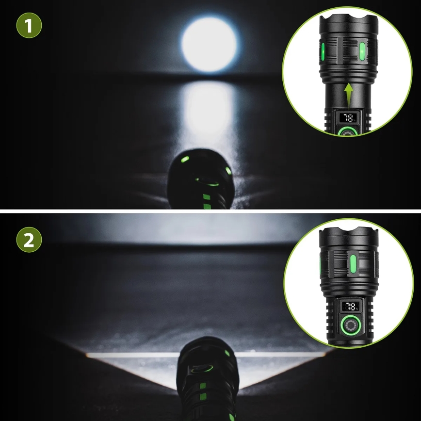 Dimmable LED Rechargeable Lantern with Power Bank Function LED/20W/5V IP44 1200 lm 5000 mAh