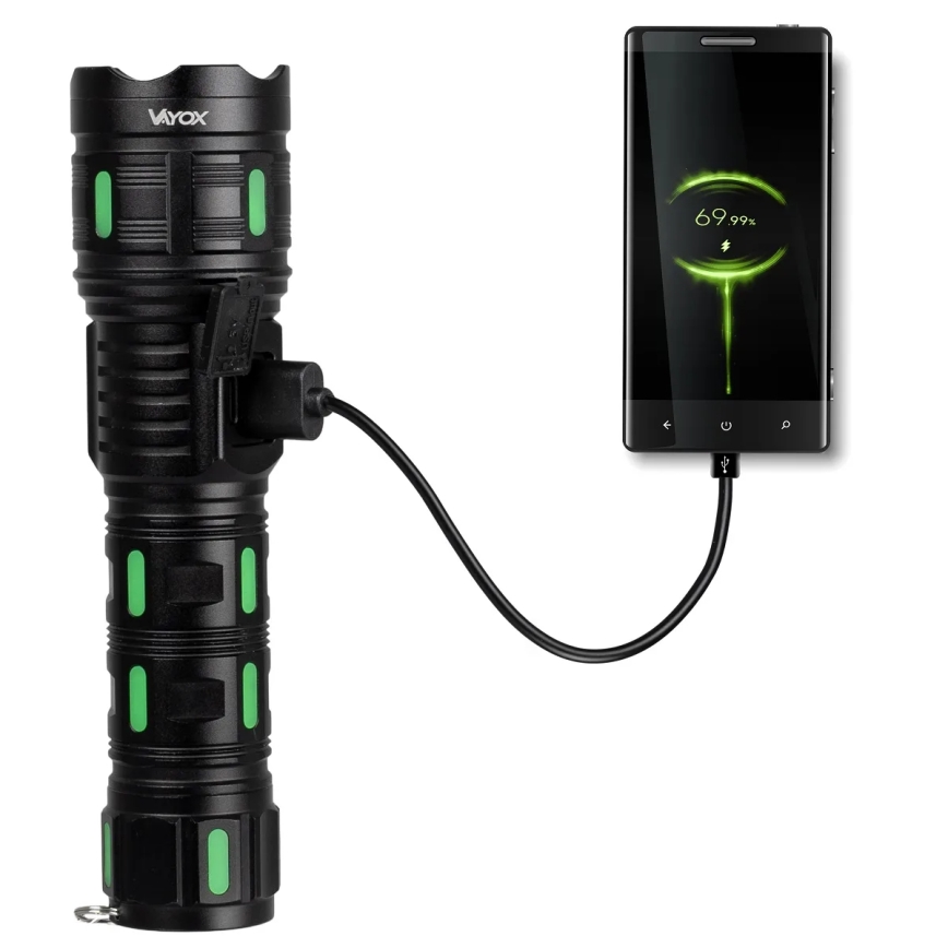 Dimmable LED Rechargeable Lantern with Power Bank Function LED/20W/5V IP44 1200 lm 5000 mAh