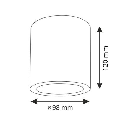 Dimmable RGBW LED Spotlight JUPITER 1xE27/6.5W/230V 2700-6500K Wi-Fi Ø 9.8 cm White